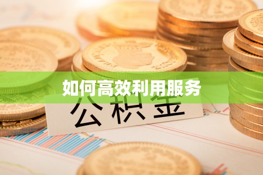 南县如何高效利用服务
